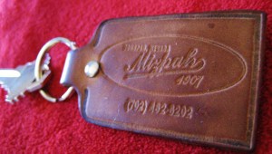 Mizpah Hotel Room Key - Photo by Brian Patrick